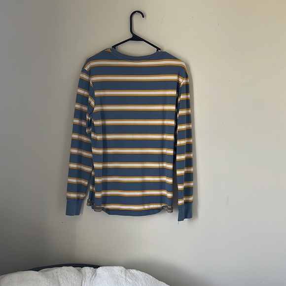 Huf yellow and blue stripped shirt - Picture 2 of 3